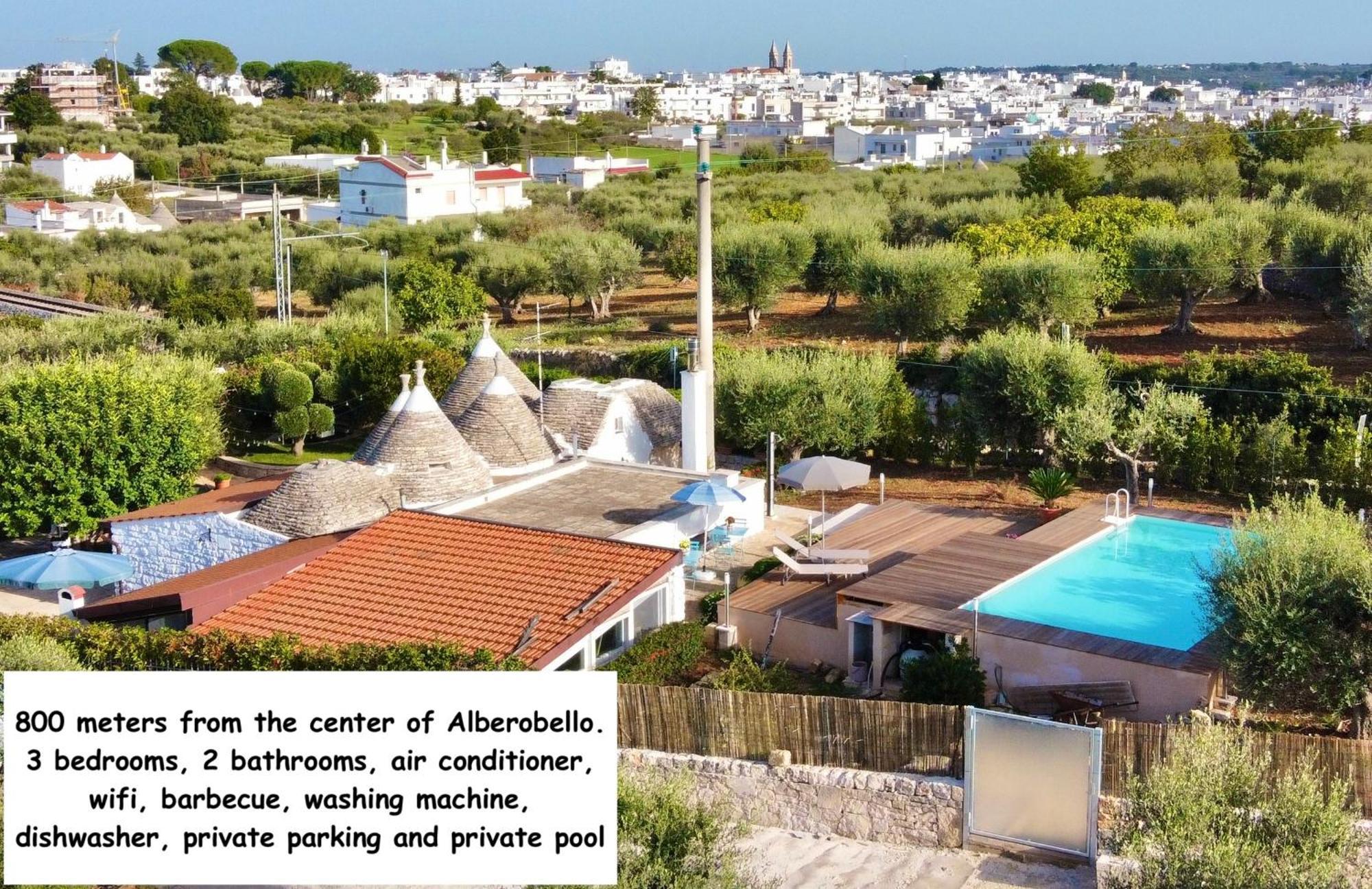 アルベロベッロ Trullo Il Carruboヴィラ エクステリア 写真